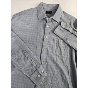 Untuckit Men's Long Sleeve Button Up Cotton‎ Shirt Large